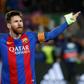Barcelona's Lionel Messi celebrates at the end of their Champions League match against Paris Saint-Germain at the Camp Nou stadium in Barcelona on March 8, 2017
