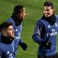 Real Madrid's midfielder James Rodriguez (R) has been marginalised in the past two seasons