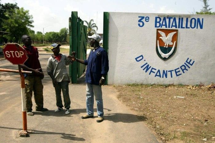 The AFP journalist in Bouake, the country's second largest city, said the firing of Kalashnikovs "can be heard near the 3rd battalion" camp