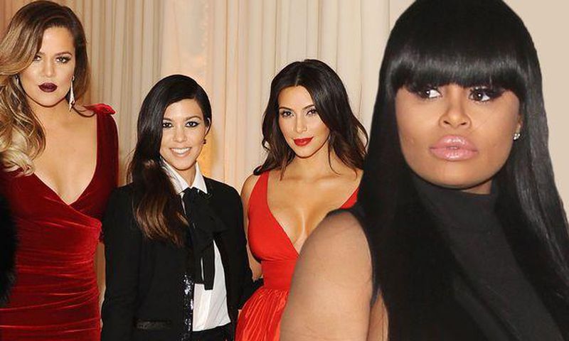 Kardashian sisters and Blac Chyna
