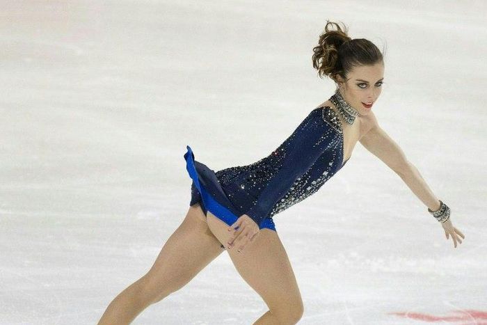 Ashley Wagner of USA competes in the ladies short program at 2016 Progressive Skate America on October 21, 2016 in Chicago, Illinois