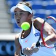 China's Zhang Shuai in action in the first round of the Australian Open on January 16, 2017