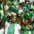 Nigerian fans cheer for their team in November 2016