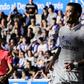 Real Madrid's forward Cristiano Ronaldo celebrates after scoring his team's second goal on October 29, 2016