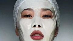 Milk face mask