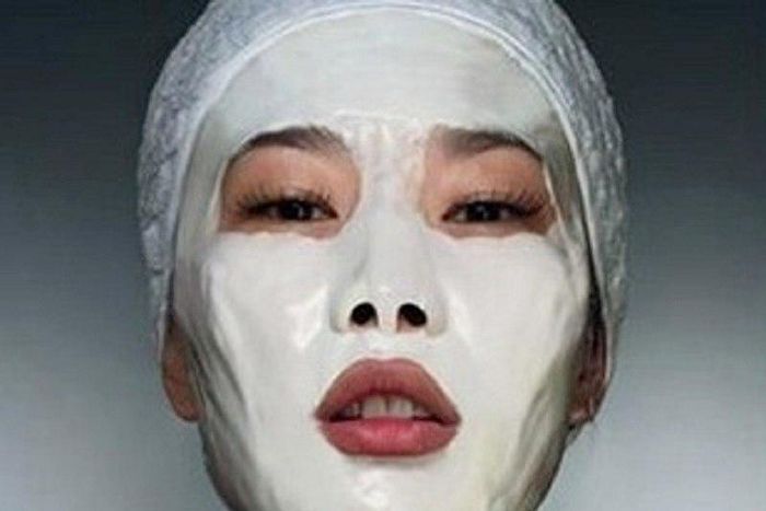 Milk face mask