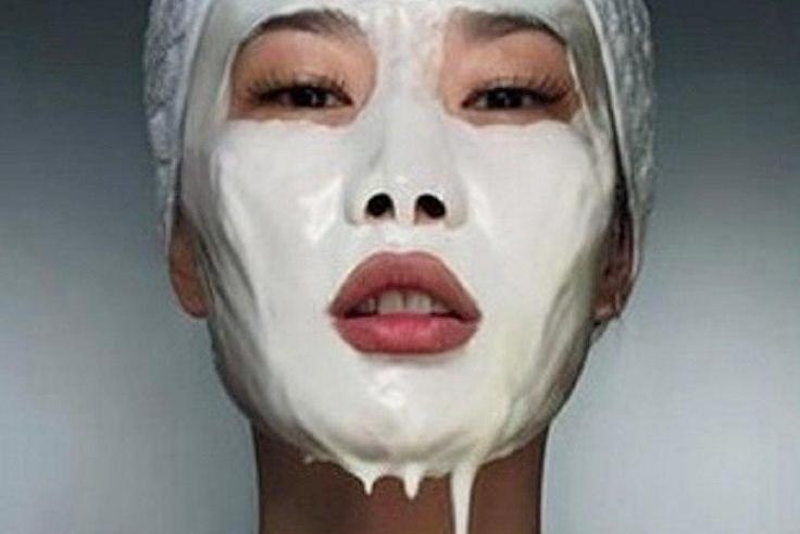 Milk face mask