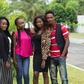The finalists, from left: Moses Ugheighele (MOS), Sedem Afaglo (SED), Fathia Gyimah (FAT), Ama Yeboah (AMA), and Harry Gantuah (HAR)