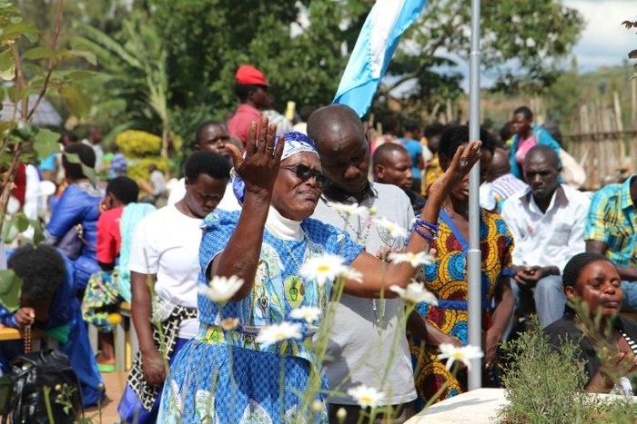 Catholic pilgrims gather for celebrations in Kibeho in southern Rwanda to mark the anniversary of the reported apparition of the Virgin Mary in 1981 in the hope of receiving miracles and being healed from illnesses and disabilities