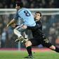 Celtic's Danish defender Erik Sviatchenko (R) has been the rock of Celtic's defence this season