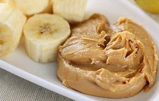 Banana and peanut butter