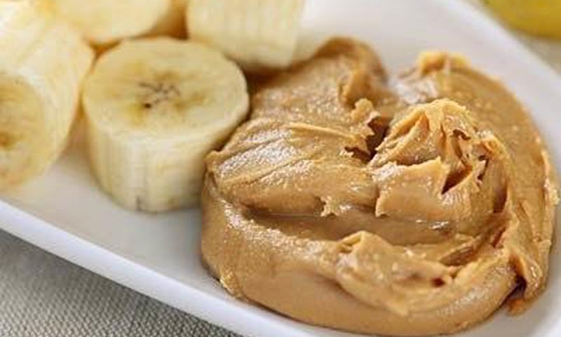 Banana and peanut butter