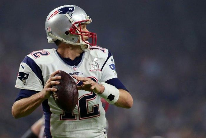 Tom Brady of the New England Patriots, pictured during the 2017 Super Bowl, had reported his jersey missing after the game
