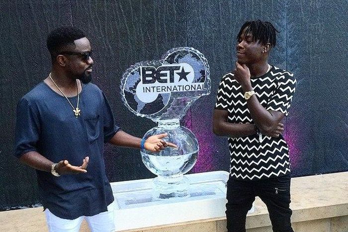 Sarkodie and Stonebwoy at LA for 2015 BET Awards event