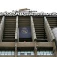 Real Madrid's home, the Santiago Bernabeu stadium in Madrid