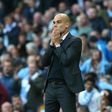 Manchester City's Spanish manager Pep Guardiola looks on during his English Premier League football match against Everton in Manchester, north west England, on October 15, 2016