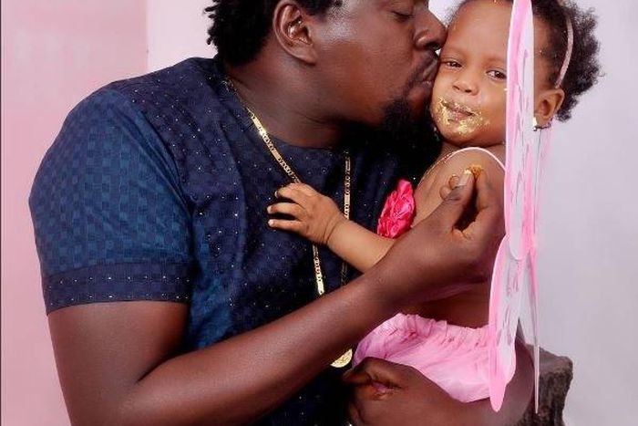 Klint Da Drunk and daughter, Adaora