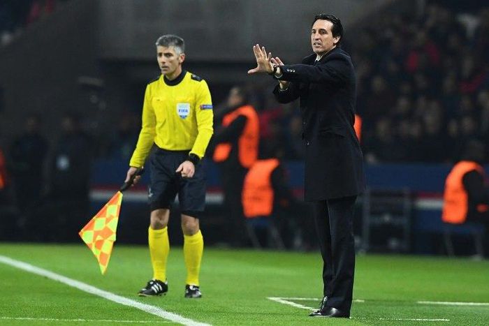 Paris Saint-Germain head coach Unai Emery is under pressure as the team falters in Ligue 1
