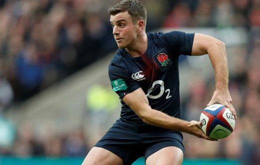 England's fly half George Ford, in action in 2016, contributed 13 points against the Barbarians