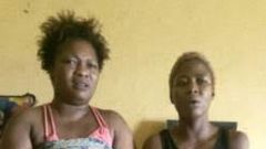 The suspects, Kudirat Raji alias Angela and Esther Basiru
