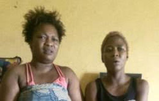 The suspects, Kudirat Raji alias Angela and Esther Basiru