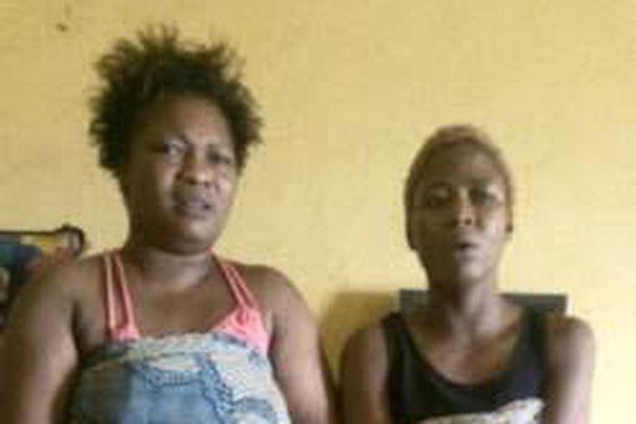 The suspects, Kudirat Raji alias Angela and Esther Basiru