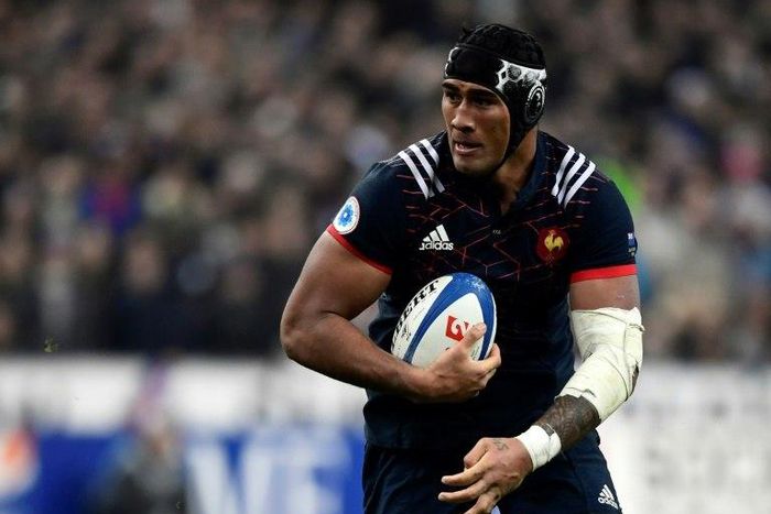 France's lock Sebastien Vahaamahina is pictured in action in 2016