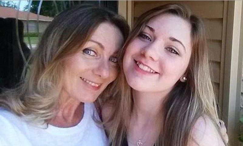 The deceased teen. Landavazo, with her mum