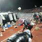 Spartak Moscow fans clash with rival supporters in Yaroslavl, Russia, on October 30, 2013