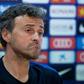 Barcelona coach Luis Enrique answers questions during a press conference in Sant Joan Despi, on April 14, 2017