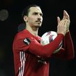 Manchester United striker Zlatan Ibrahimovic scored all of United's goals in their 3-0 win at home to French club St Etienne Thursday
