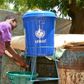 Children wash their hands in a camp for internally displaced people in Diffa, Niger, on August 17, 2016