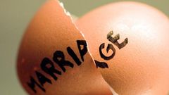 A broken marriage is like a broken egg