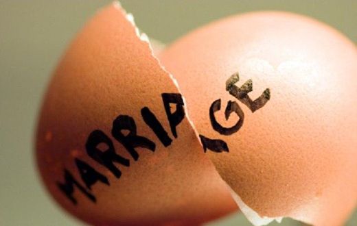 A broken marriage is like a broken egg
