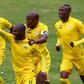 Zimbabwe are outsiders in the Africa Cup of Nations but hope to surprise with players like Belgium-based striker Knowledge Musona (C)