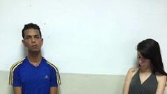 The desperate lovers, Antonieta Robles Saouda and Ibrain Jose Garcia