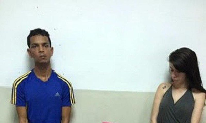 The desperate lovers, Antonieta Robles Saouda and Ibrain Jose Garcia