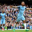 Manchester City's striker Gabriel Jesus celebrates scoring the second goal during the English Premier League football match against Leicester City May 13, 2017