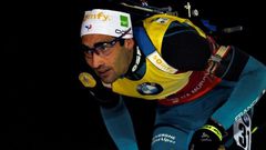 Martin Fourcade of France competes during the Men's 10Km sprint competition of IBU World Cup Biathlon in Nove Mesto, Czech Republic, on December 15, 2016