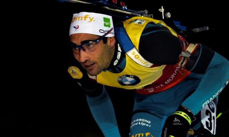 Martin Fourcade of France competes during the Men's 10Km sprint competition of IBU World Cup Biathlon in Nove Mesto, Czech Republic, on December 15, 2016