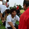 Egypt's players attend a training session in Libreville on February 4, 2017, on the eve of the 2017 Africa Cup of Nations final against Cameroon