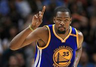 Kevin Durant of the Golden State Warriors in action against the Miami Heat in January 2017