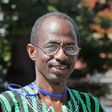 Johnson Asiedu Nketia in smock