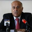 Palestinian Football Association (PFA) head and member of the Fatah Central Committee, Jibril Rajoub, holds a press conference in the West Bank city of Ramallah on March 20, 2017