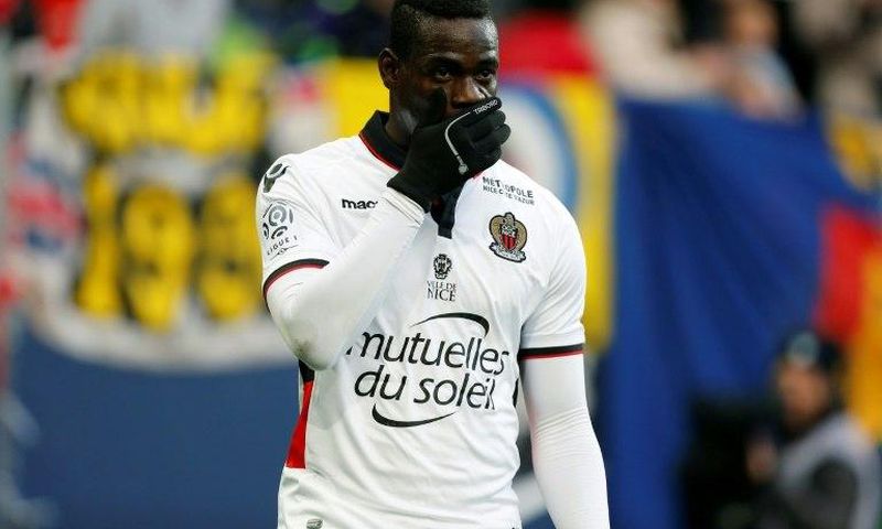 Nice's forward Mario Balotelli, pictured on November 6, 2016, has scored seven goals in nine games this season