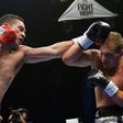 Joseph Parker of New Zealand punches Keith Thompson at Bethlehem Event Center on August 9, 2014 in Pennsylvania