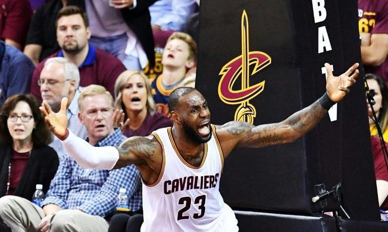 Cleveland Cavaliers' LeBron James is poised to appear in his seventh consecutive NBA Finals