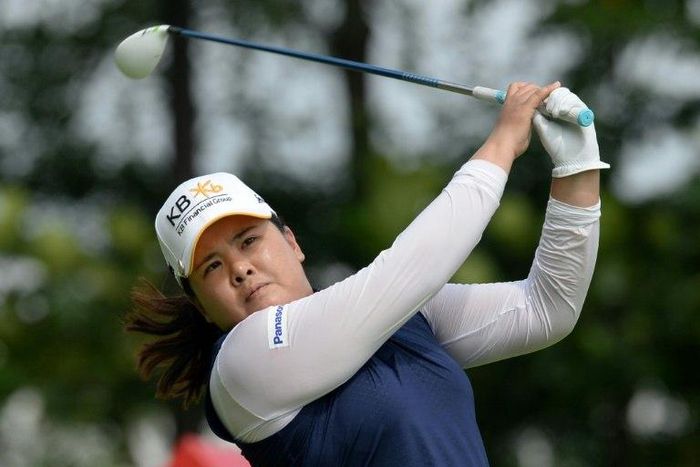 Park In-Bee plays in the HSBC Women's Champions tournament in Singapore last year