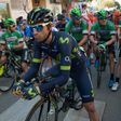 Movistar's Spanish cyclist Alejandro Valverde sits on his bicycle prior to riding in the first stage of the "Ruta del Sol" tour, a 155 km ride from Rincon de la Victoria to Granada on February 15, 2017