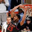 Anthony Davis of the New Orleans Pelicans dunks the ball during the 2017 NBA All-Star Game, at Smoothie King Center in New Orleans, Louisiana, on February 19